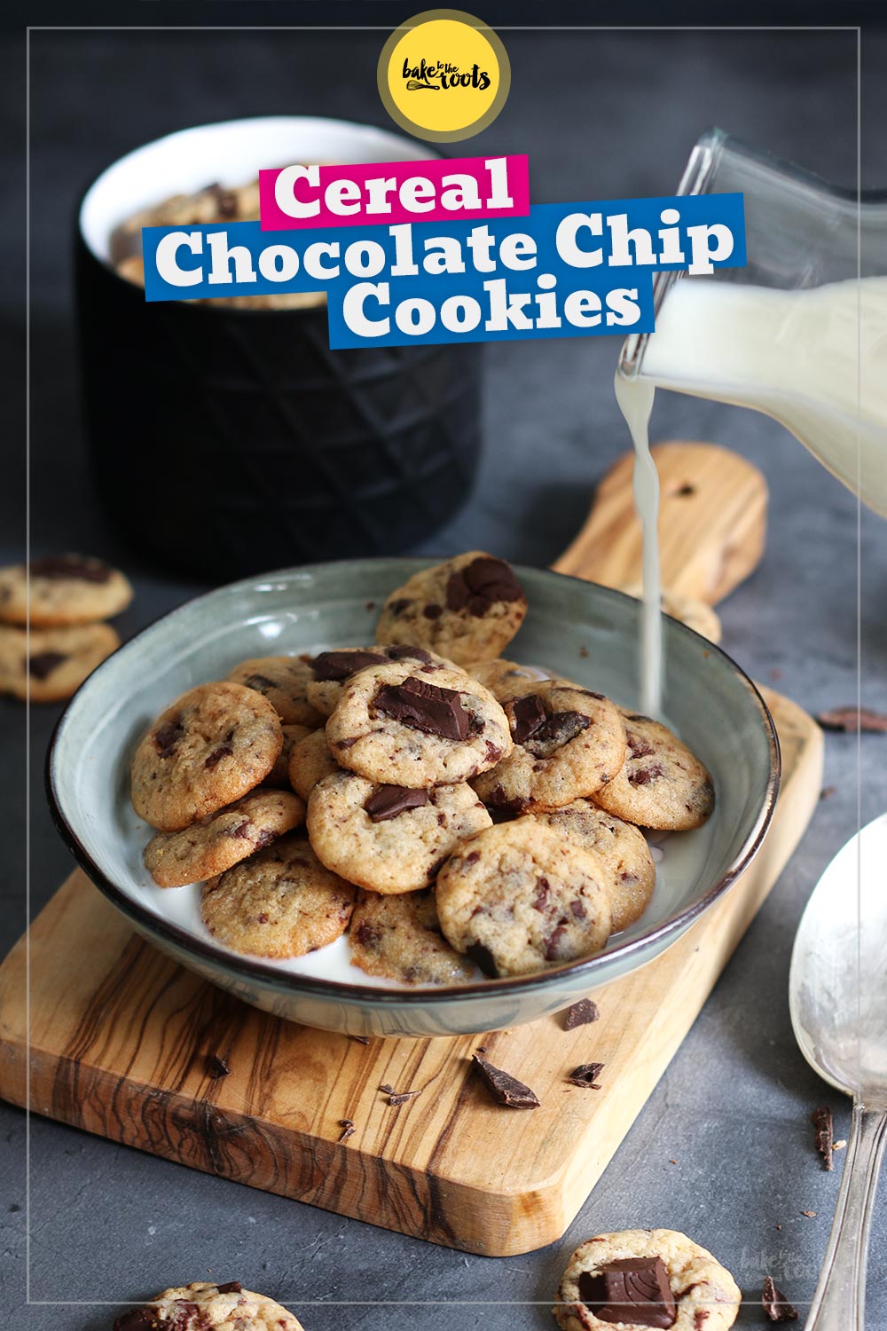 Cereal Browned Butter Chocolate Chip Cookies | Bake to the roots