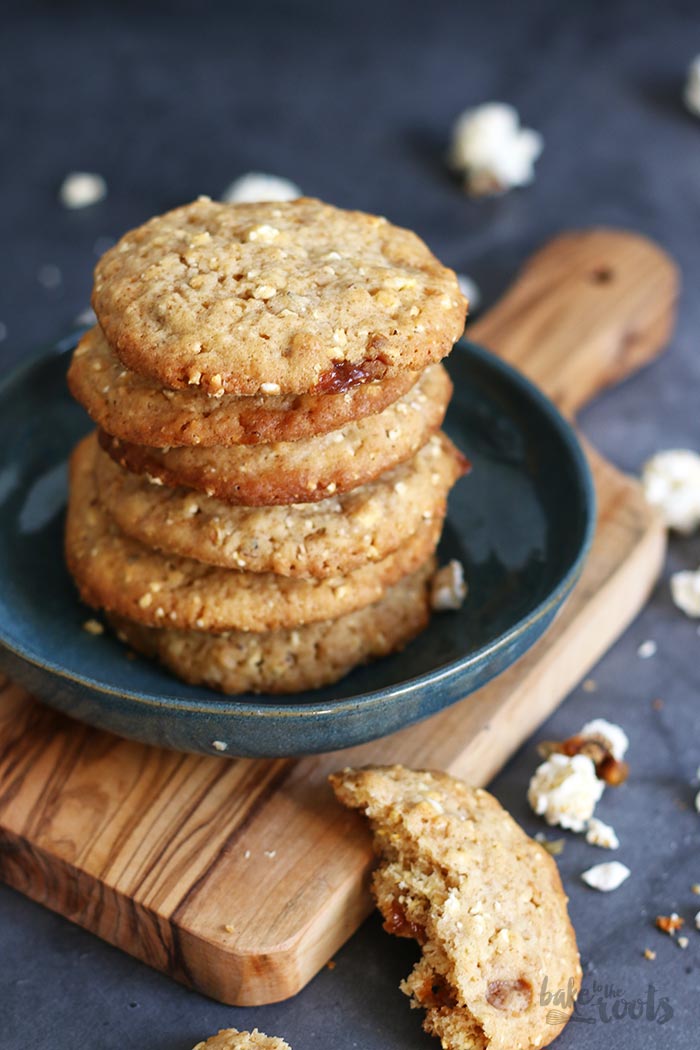 Caramel Popcorn Cookies | Bake to the roots