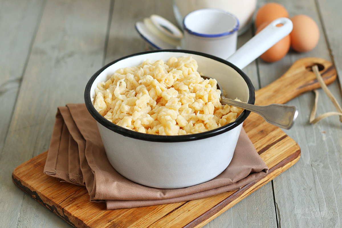 Schwäbische (Dinkel) Knöpfle | Bake to the roots