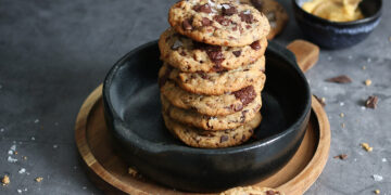 Miso Pecan Chocolate Chip Cookies | Bake to the roots