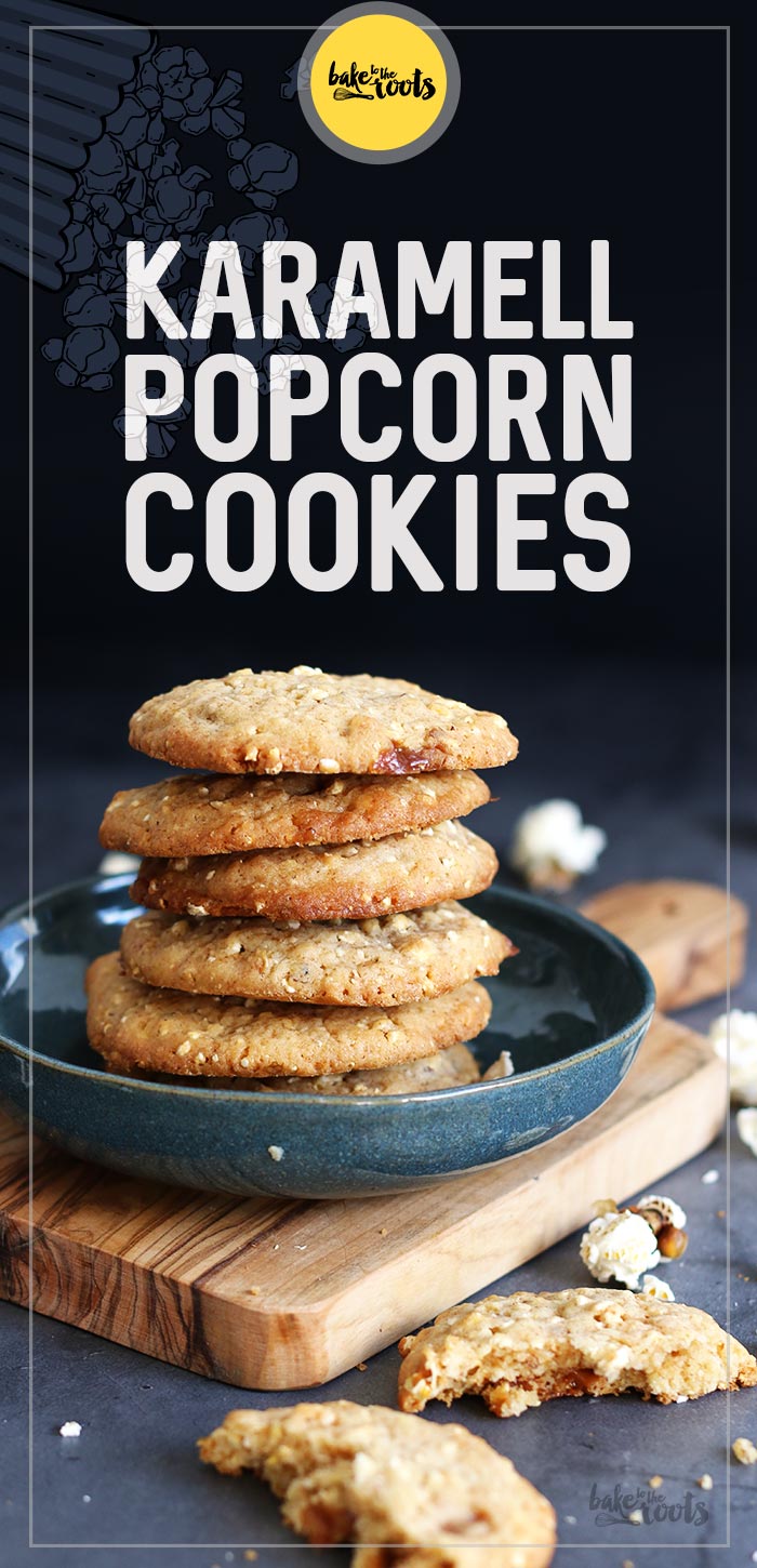 Karamell Popcorn Cookies | Bake to the roots
