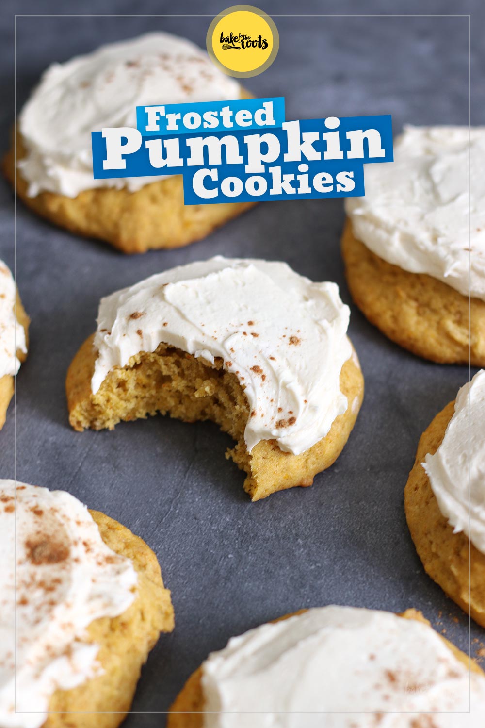 Kürbis Cookies mit Ahornsirup Frosting | Bake to the roots