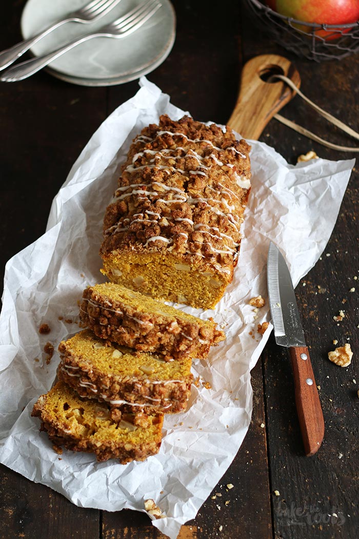 Pumpkin Apple Bread | Bake to the roots