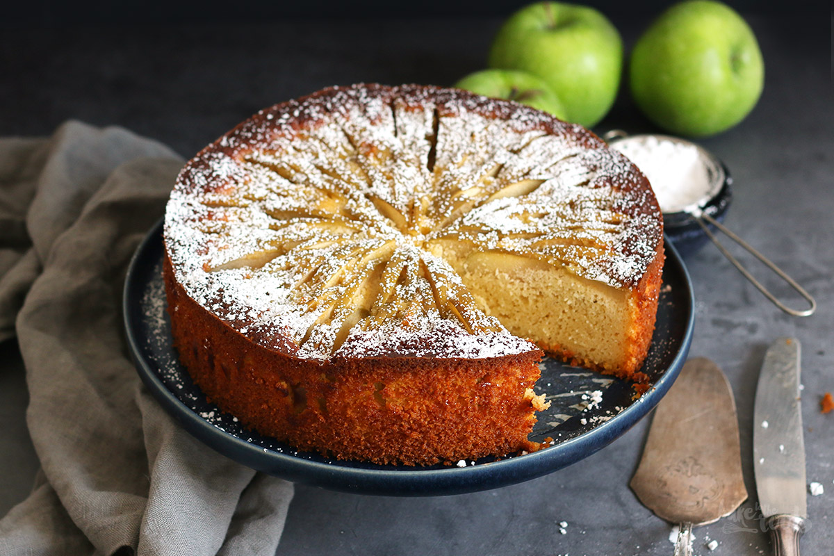 Low-Carb Apfelkuchen (zuckerfrei) | Bake to the roots