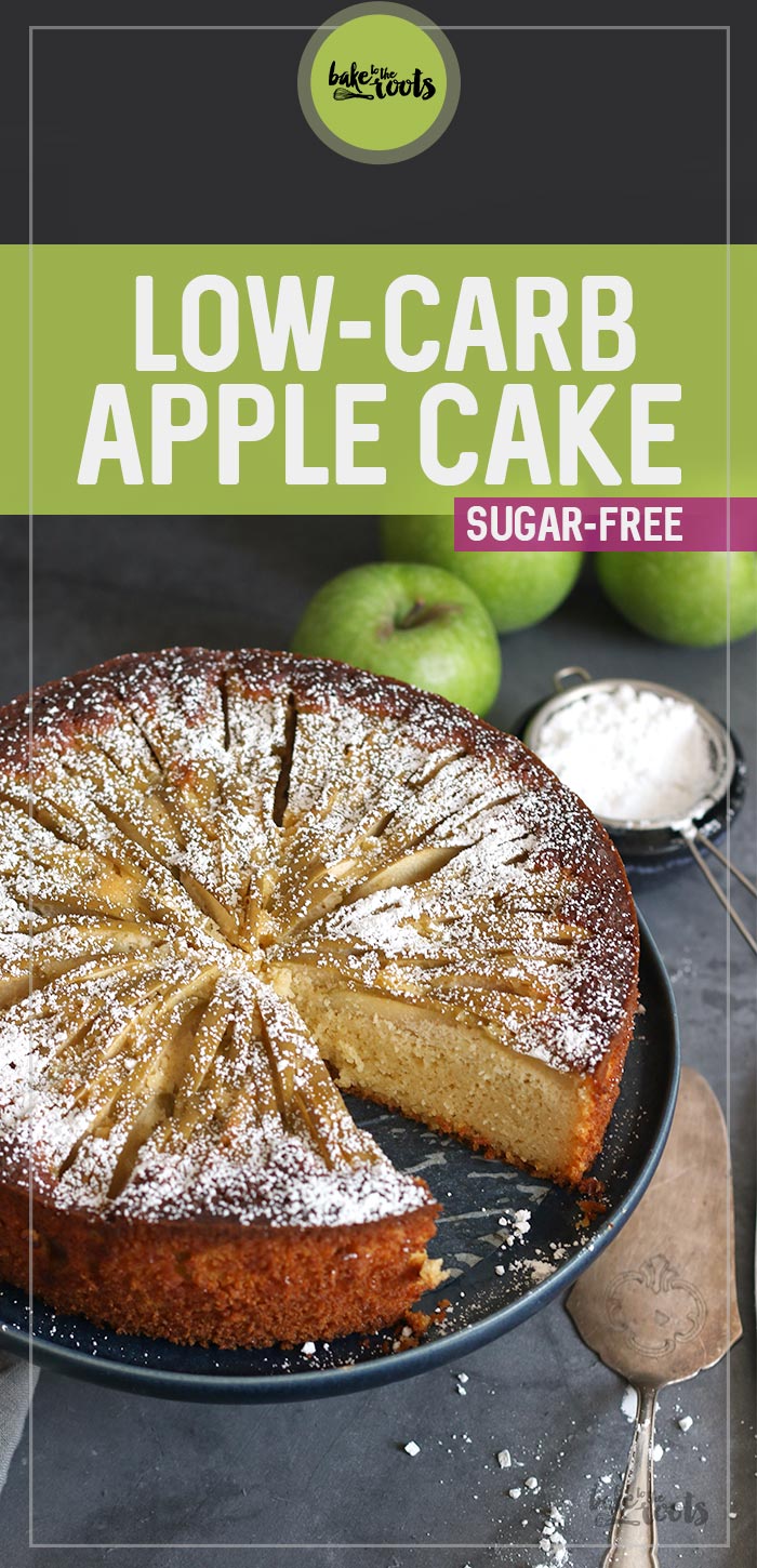 Low-Carb Apple Cake (sugar-free) | Bake to the roots