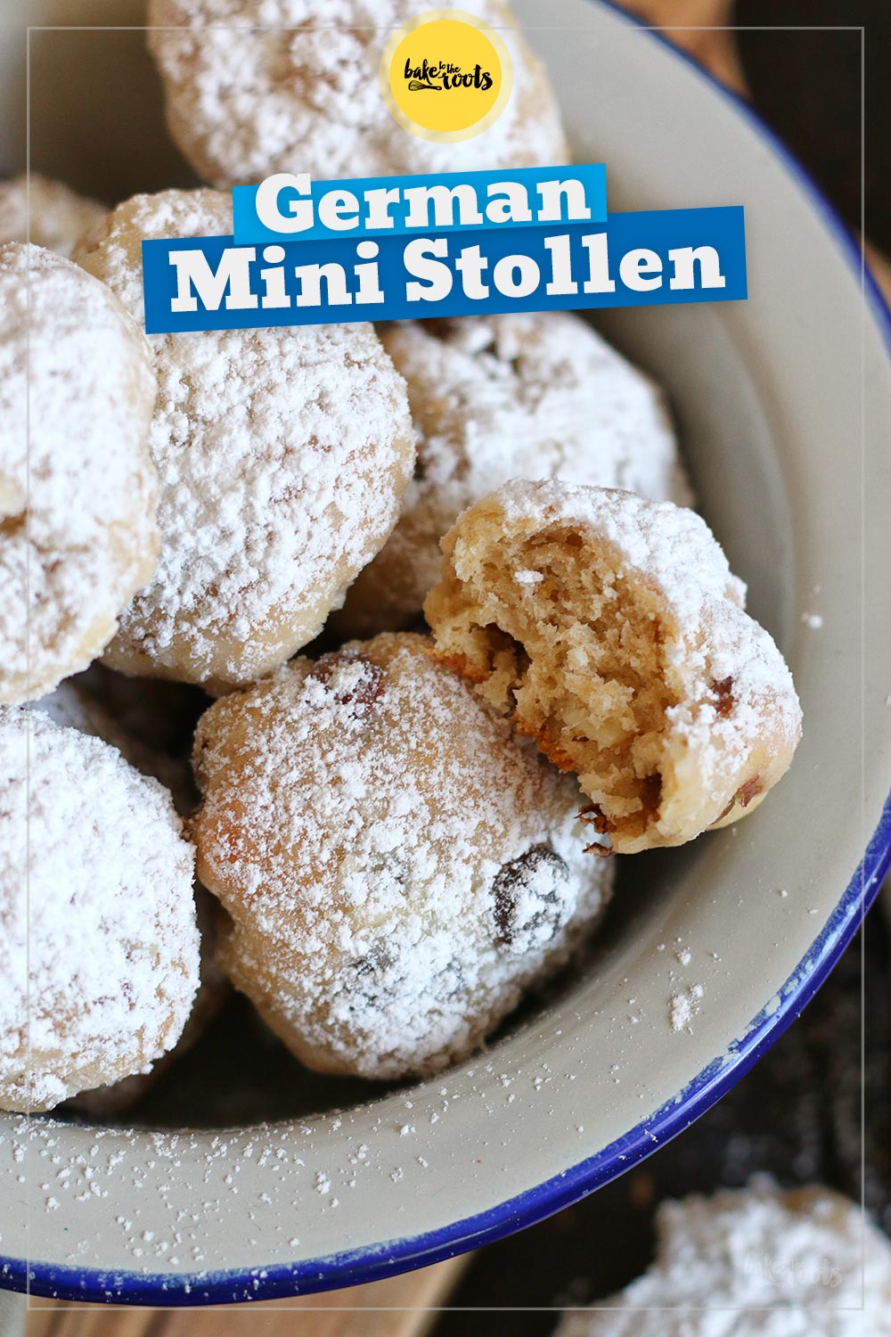 German Mini Quarkstollen for Christmas | Bake to the roots