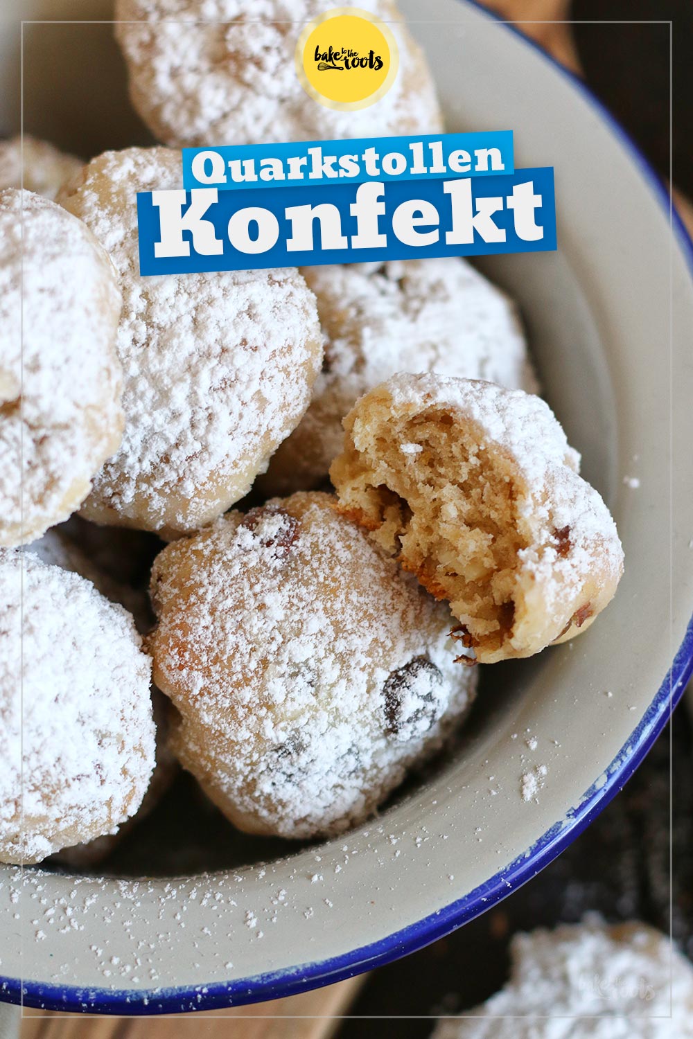 Quarkstollen Konfekt | Bake to the roots