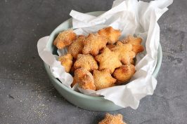 Frittierte Vanille Sterne | Bake to the roots
