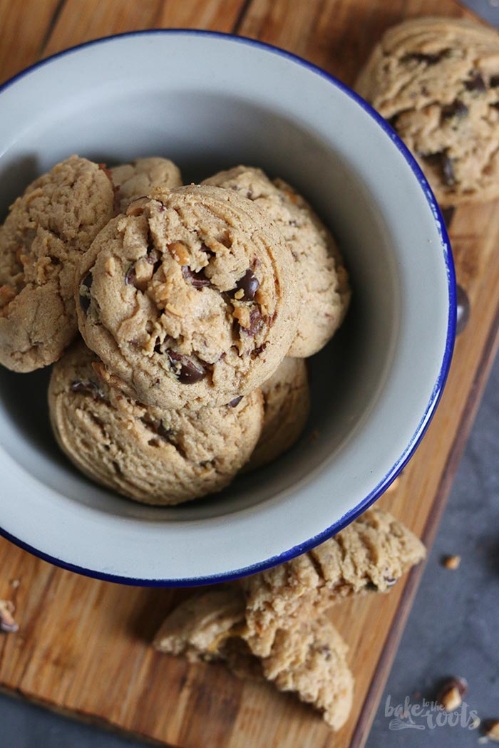 Peanut Butter (Chocolate) Cookies | Bake to the roots