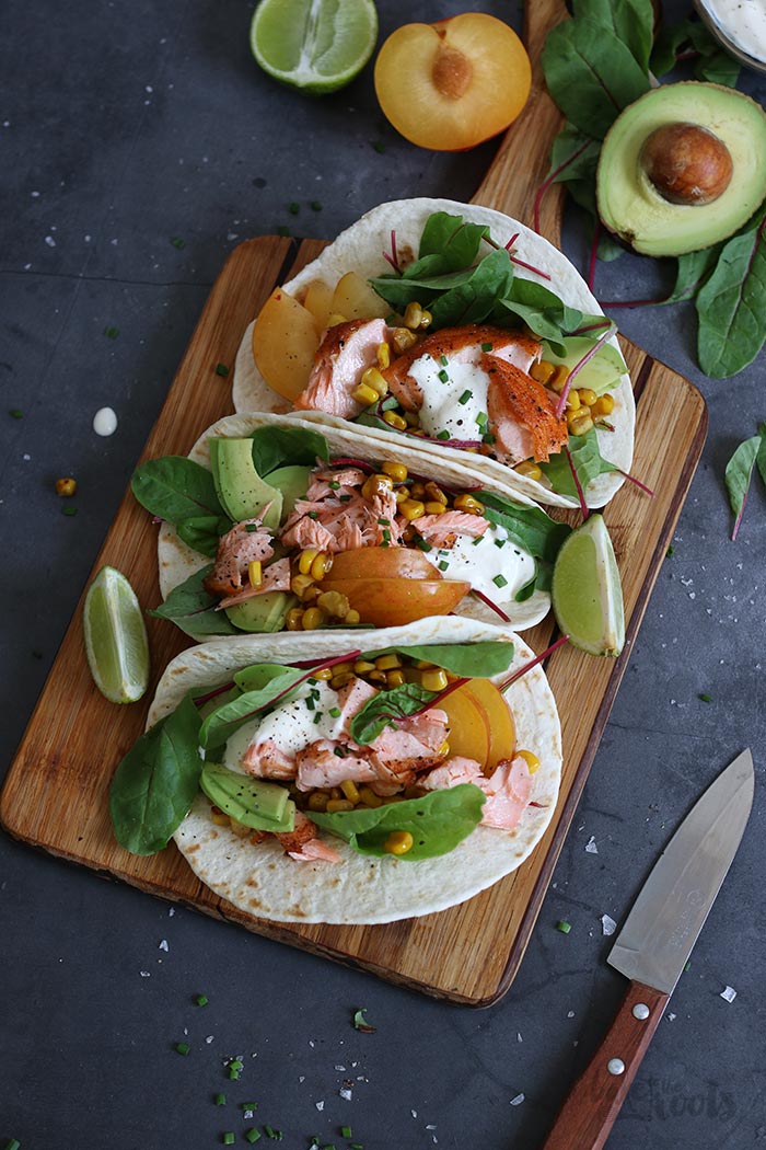 Salmon Tacos | Bake to the roots