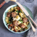 Pasta with Meatballs, Mushrooms & Kale | Bake to the roots