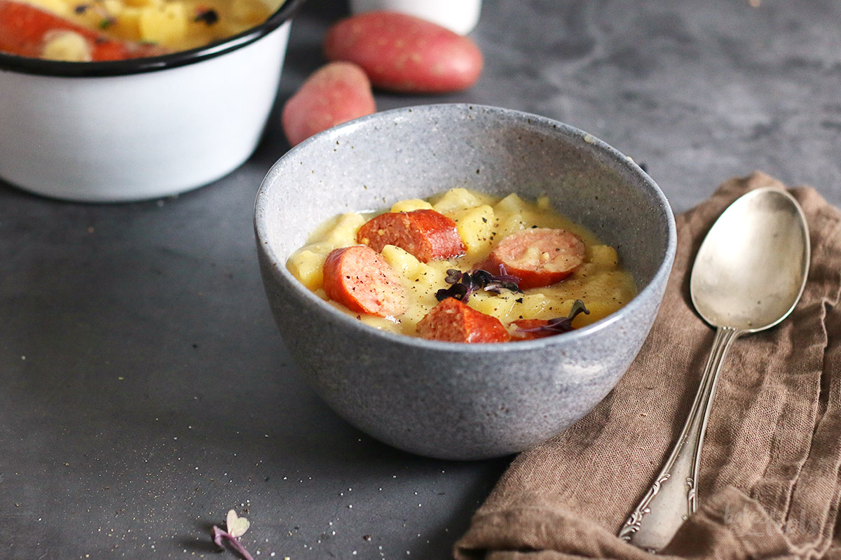 Kartoffel Kohlrabi Suppe | Bake to the roots