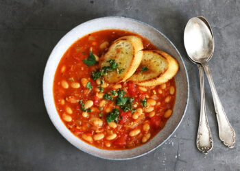 Vegan White Bean Stew | Bake to the roots