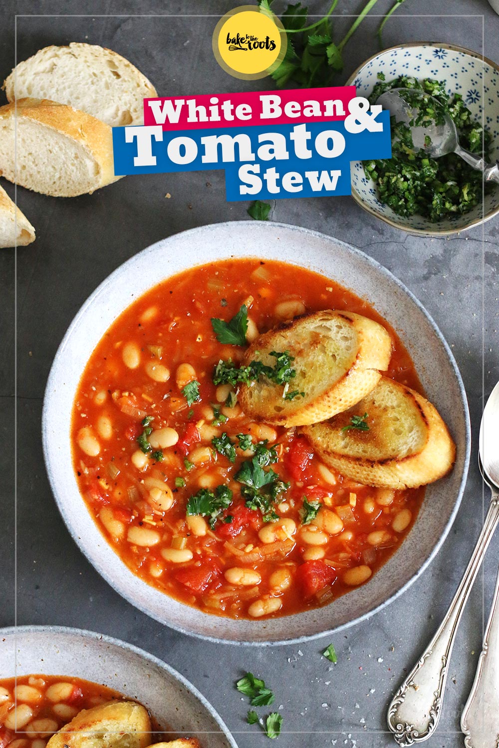 Vegan White Bean Stew | Bake to the roots