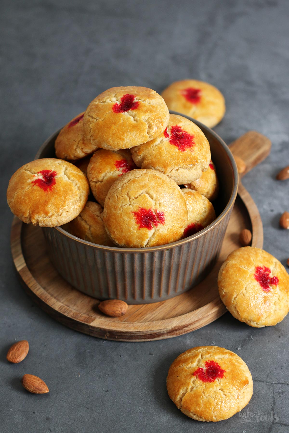 Chinese Almond Cookies | Bake to the roots