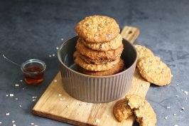 Honey Oatmeal Chocolate Chip Cookies | Bake to the roots