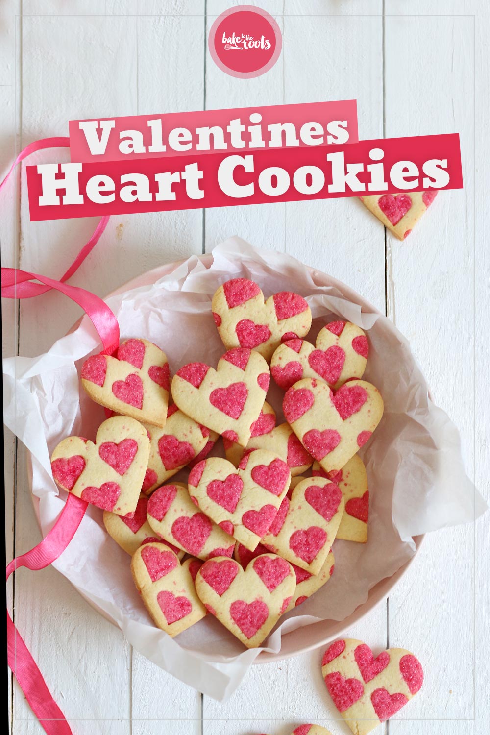 Valentine's Day Heart Cookies | Bake to the roots