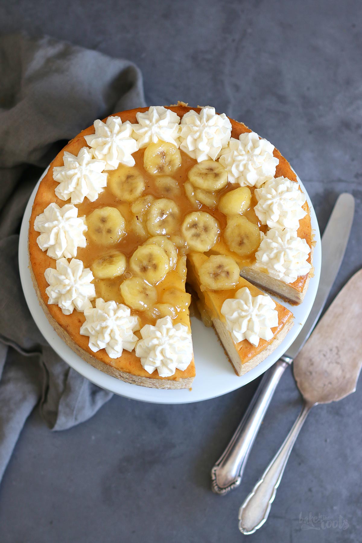 Bananas Foster Cheesecake | Bake to the roots