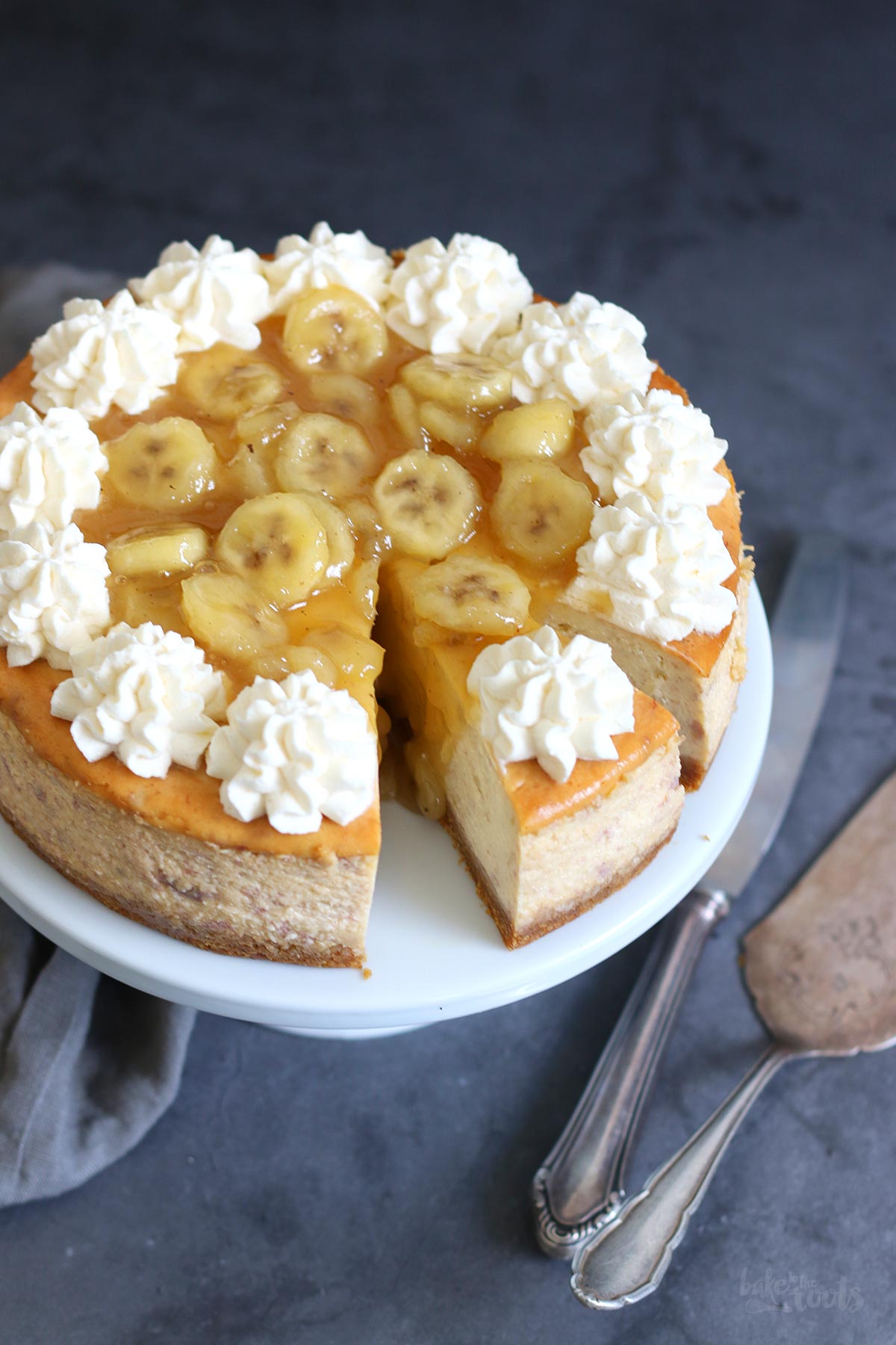 Bananas Foster Cheesecake | Bake to the roots