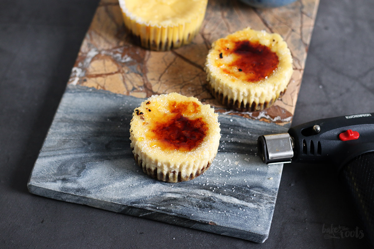 Mini Crème Brûlée Cheesecakes | Bake to the roots