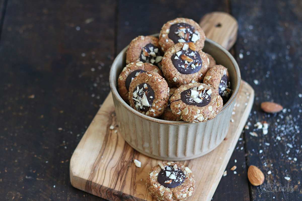 Dattel Mandeln Haferflocken Cookies (vegan) | Bake to the roots
