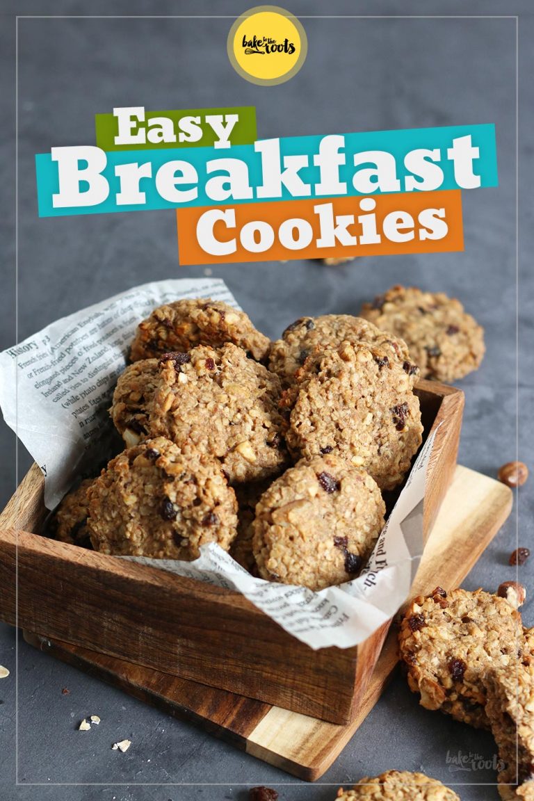 Easy Breakfast Cookies (without White Sugar) | Bake to the roots
