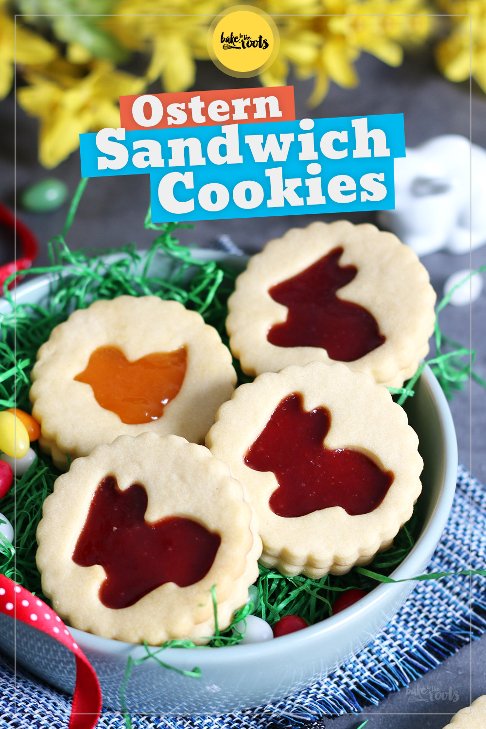 Ostern Sandwich Cookies | Bake to the roots