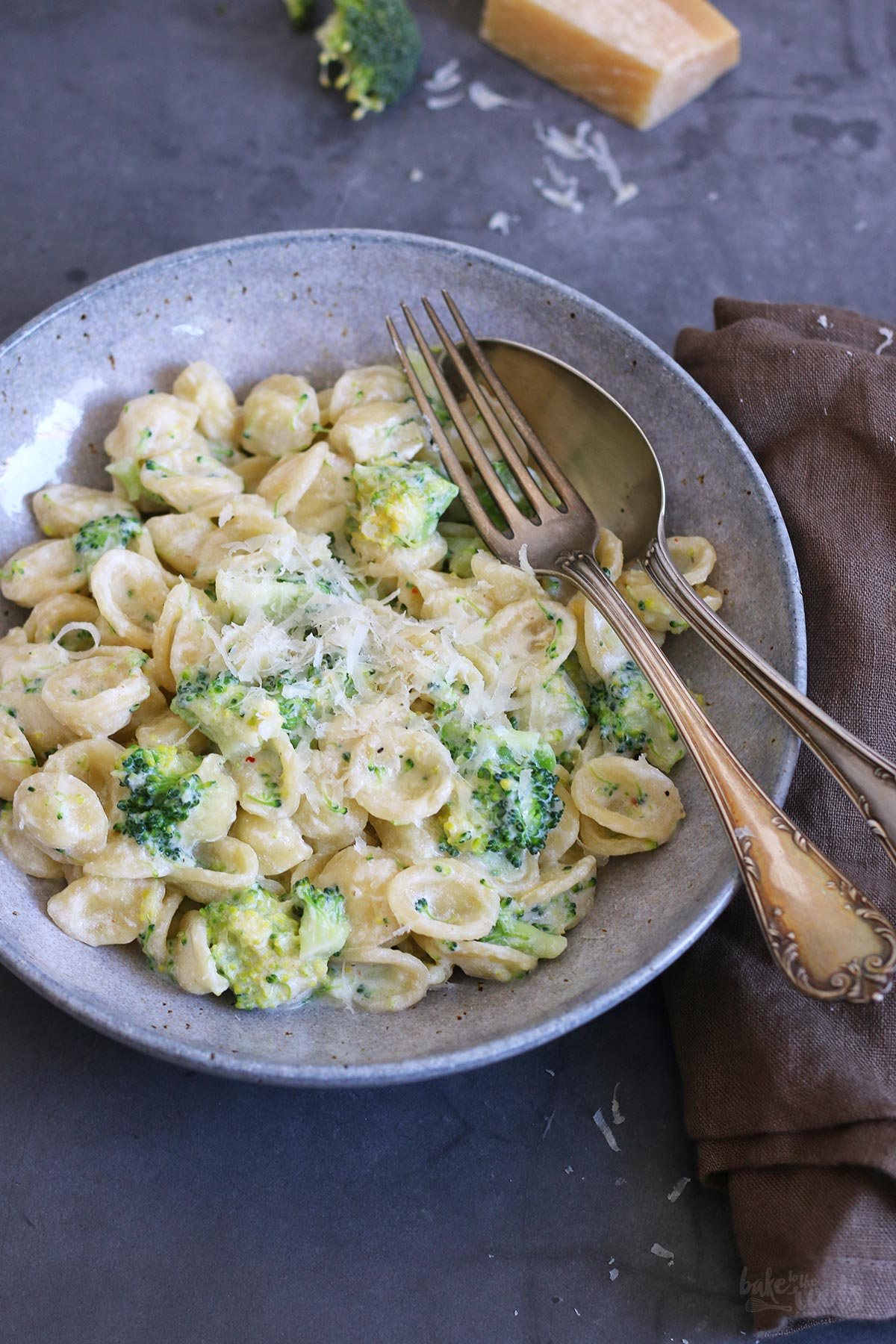 One-Pot Pasta with Creamy Ricotta Lemon Sauce and Broccoli | Bake to the roots
