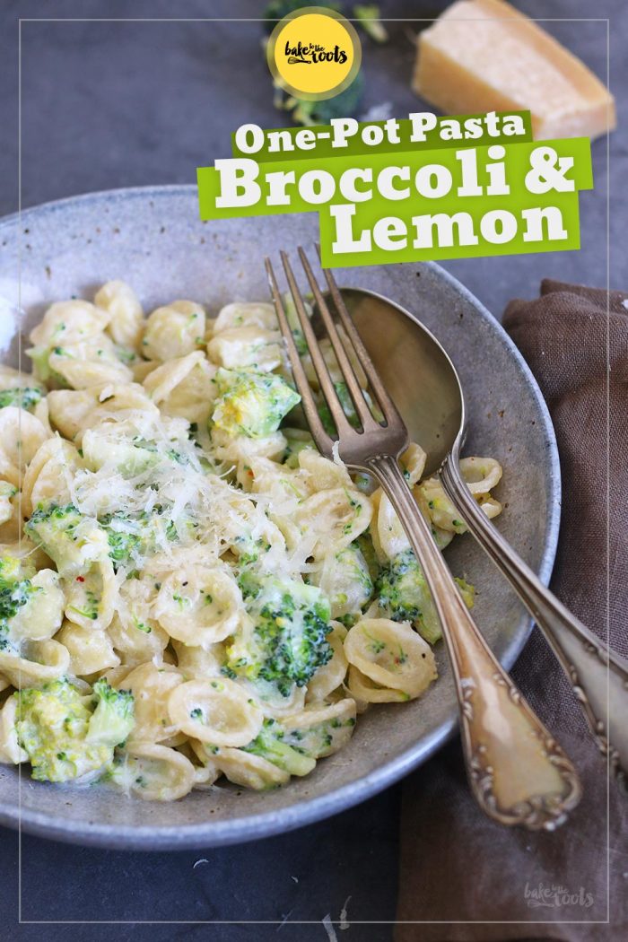 OnePot Pasta with Creamy Ricotta Lemon Sauce & Broccoli Bake to the