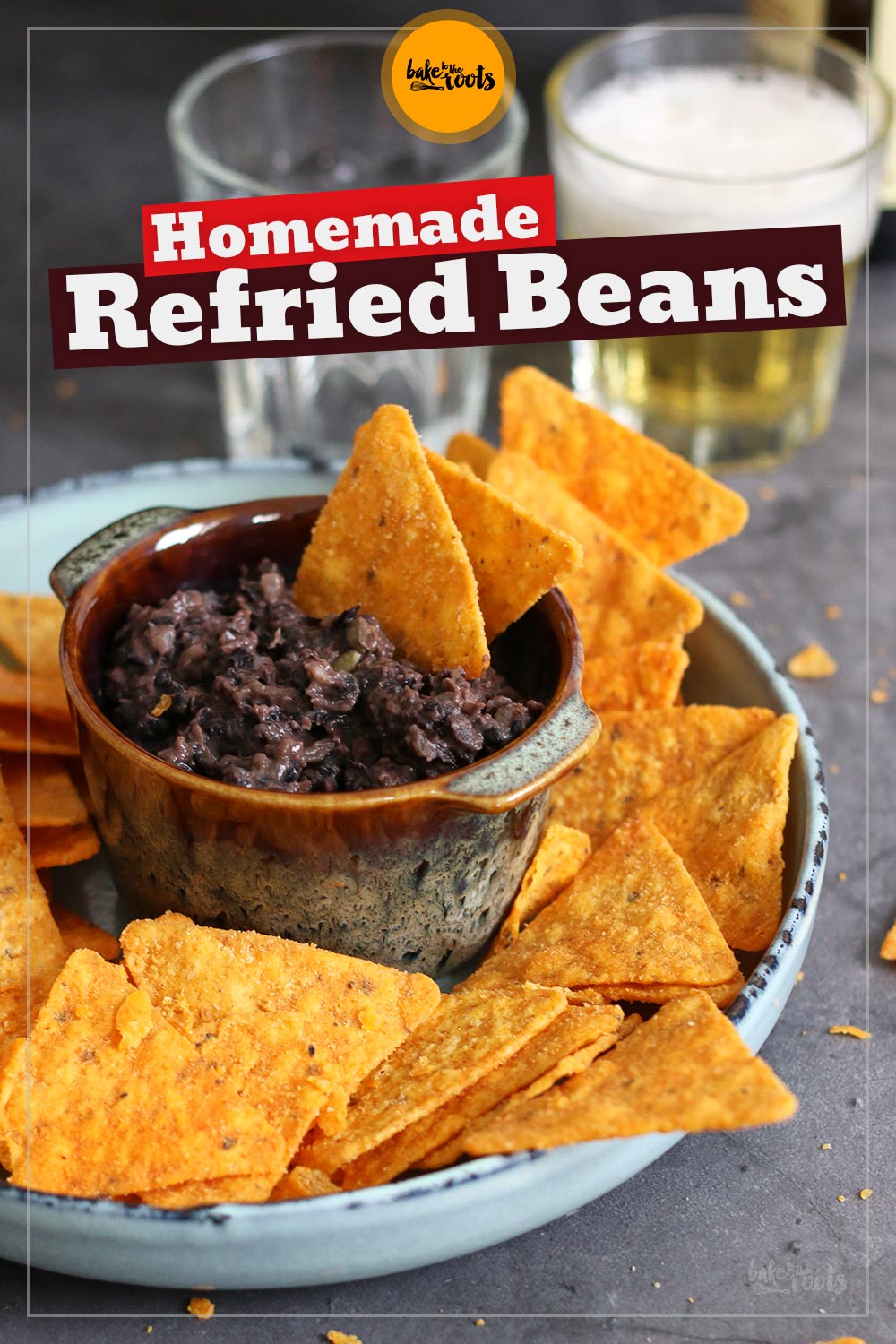 Homemade Refried Beans | Bake to the roots