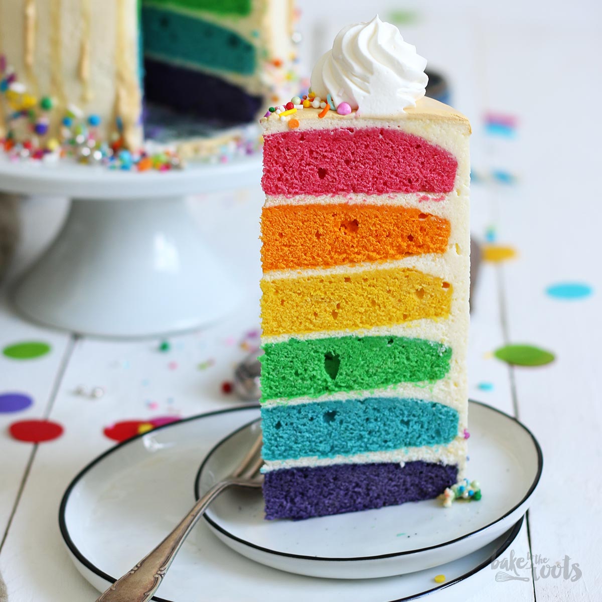 Rainbowr cake recipe  BBC Good Food
