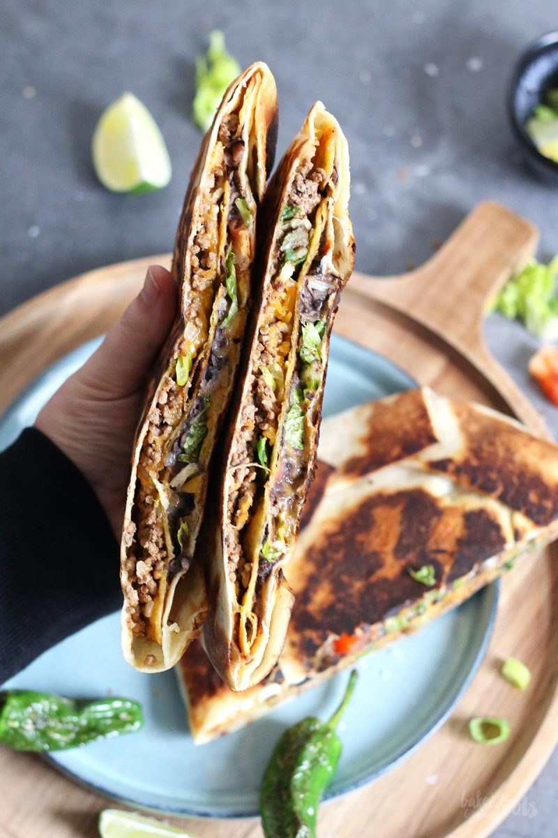 Crunchwrap Supreme with Refried Beans Bake to the roots