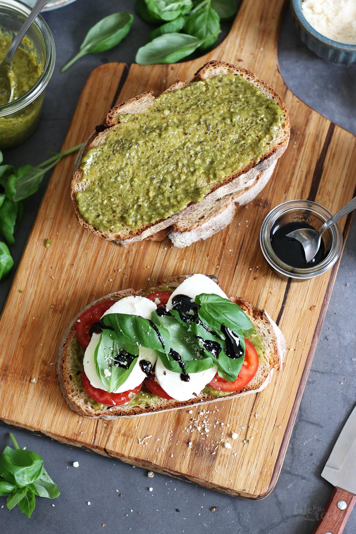 Caprese Panini Sandwich | Bake to the roots