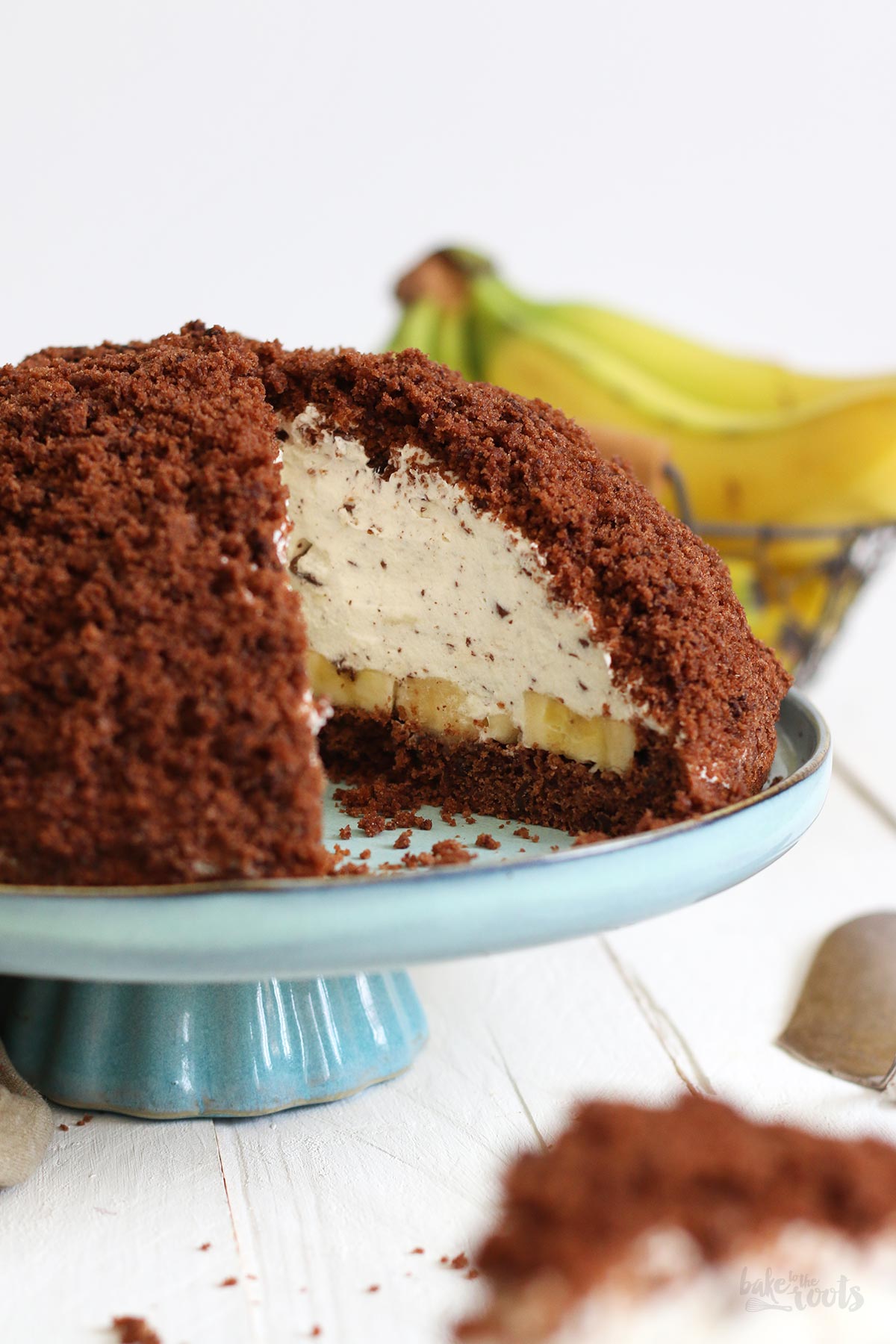 Maulwurfkuchen mit Bananen | Bake to the roots