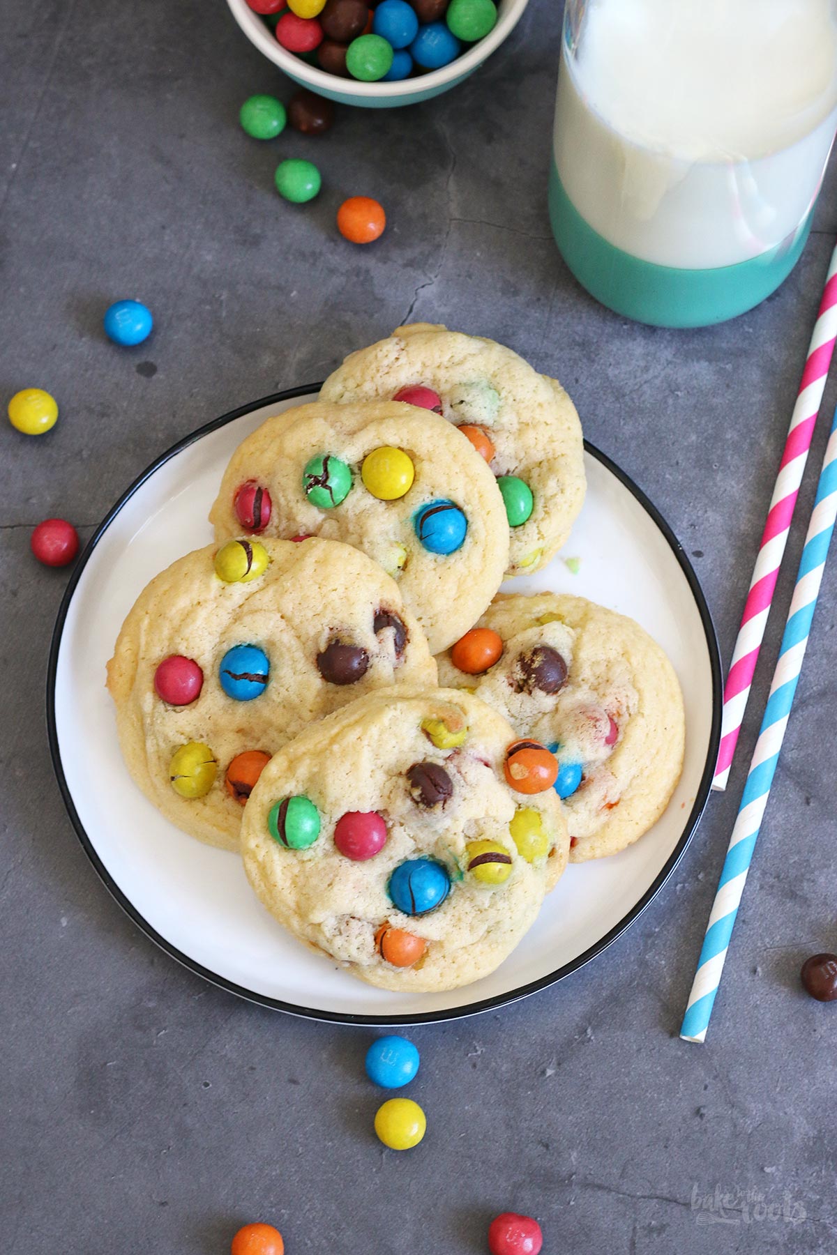 Crispy M&M's Cookies | Bake to the roots