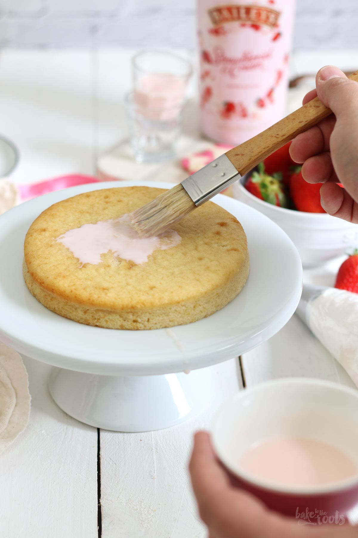 Japanese Strawberry Shortcake Torte | Bake to the roots