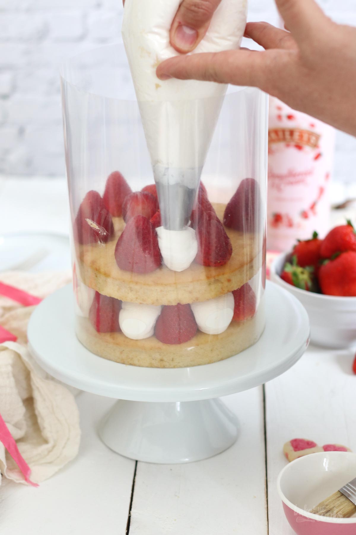 Japanese Strawberry Shortcake Torte | Bake to the roots