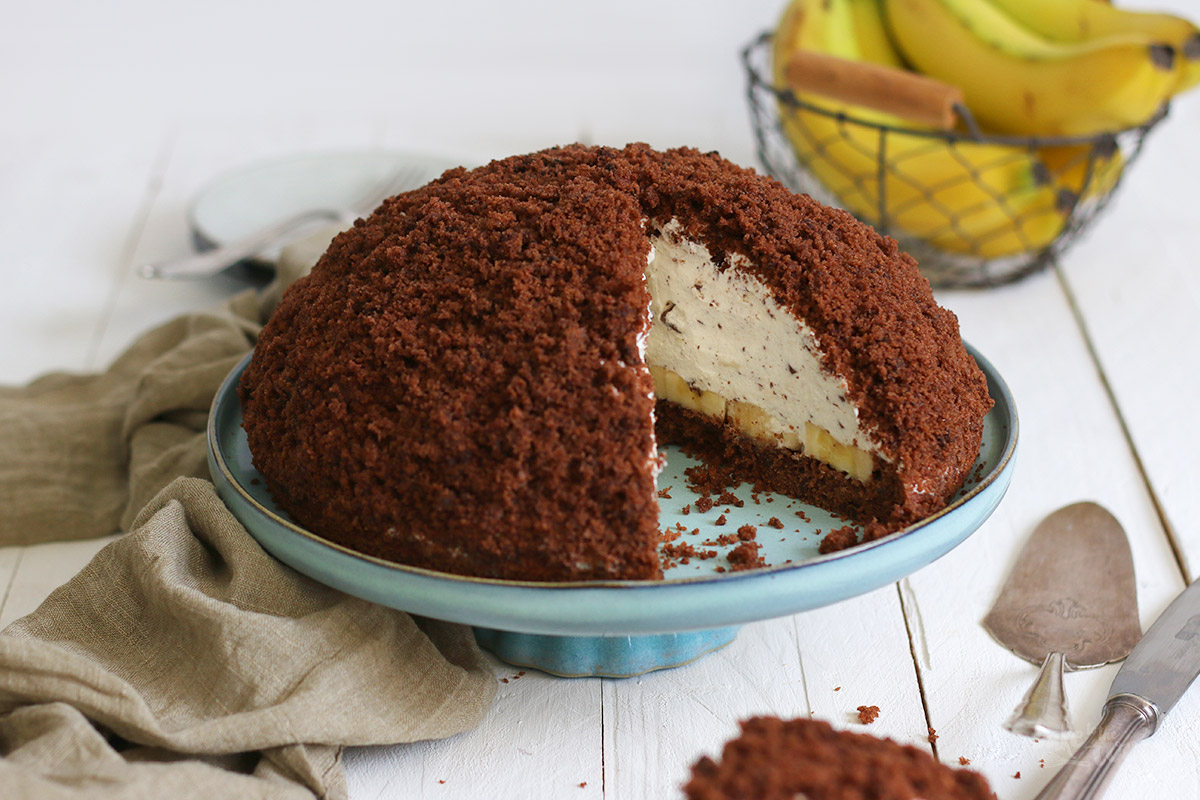 Maulwurfkuchen mit Bananen | Bake to the roots