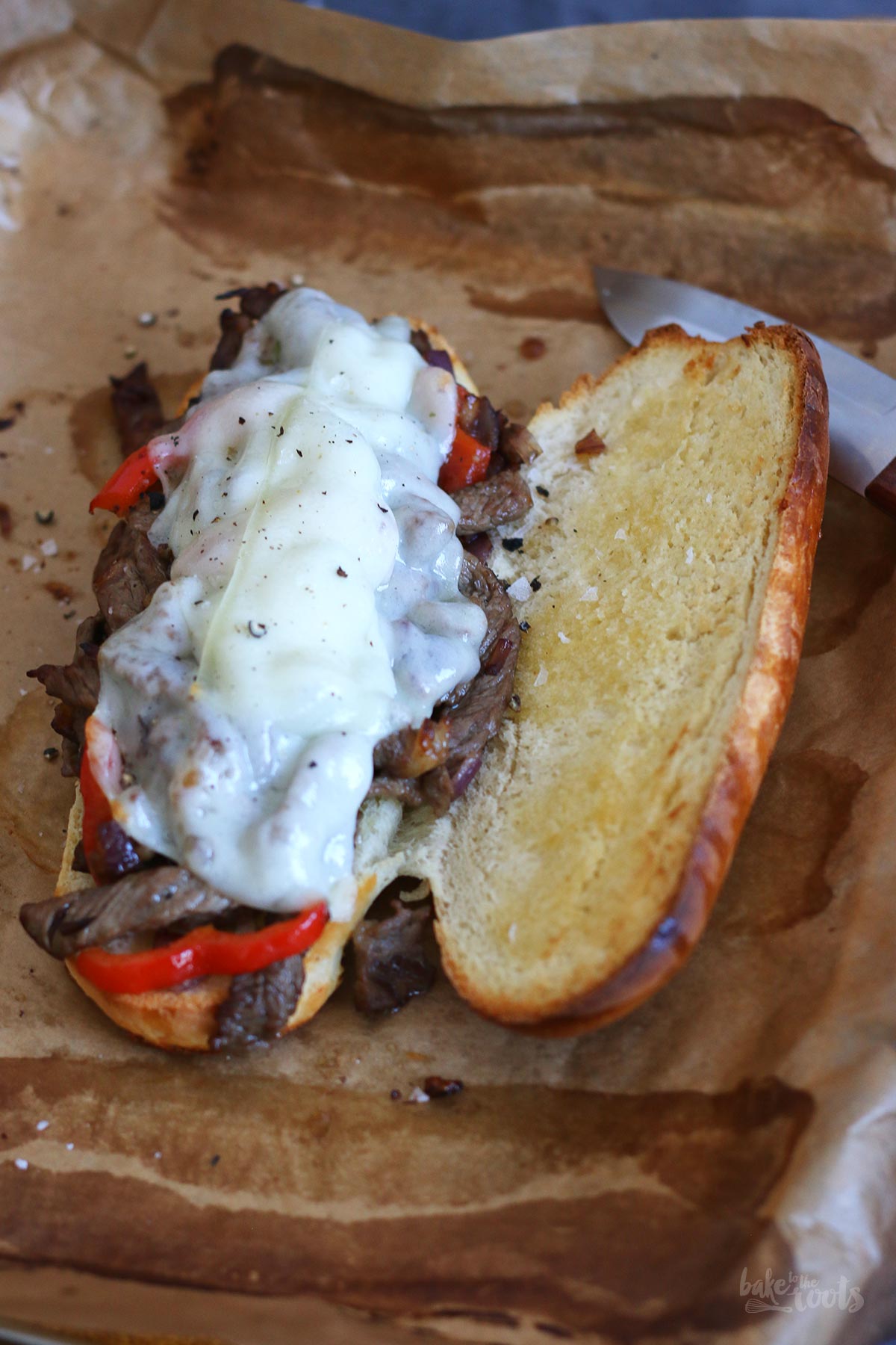 Philly Cheesesteak Sandwiches | Bake to the roots