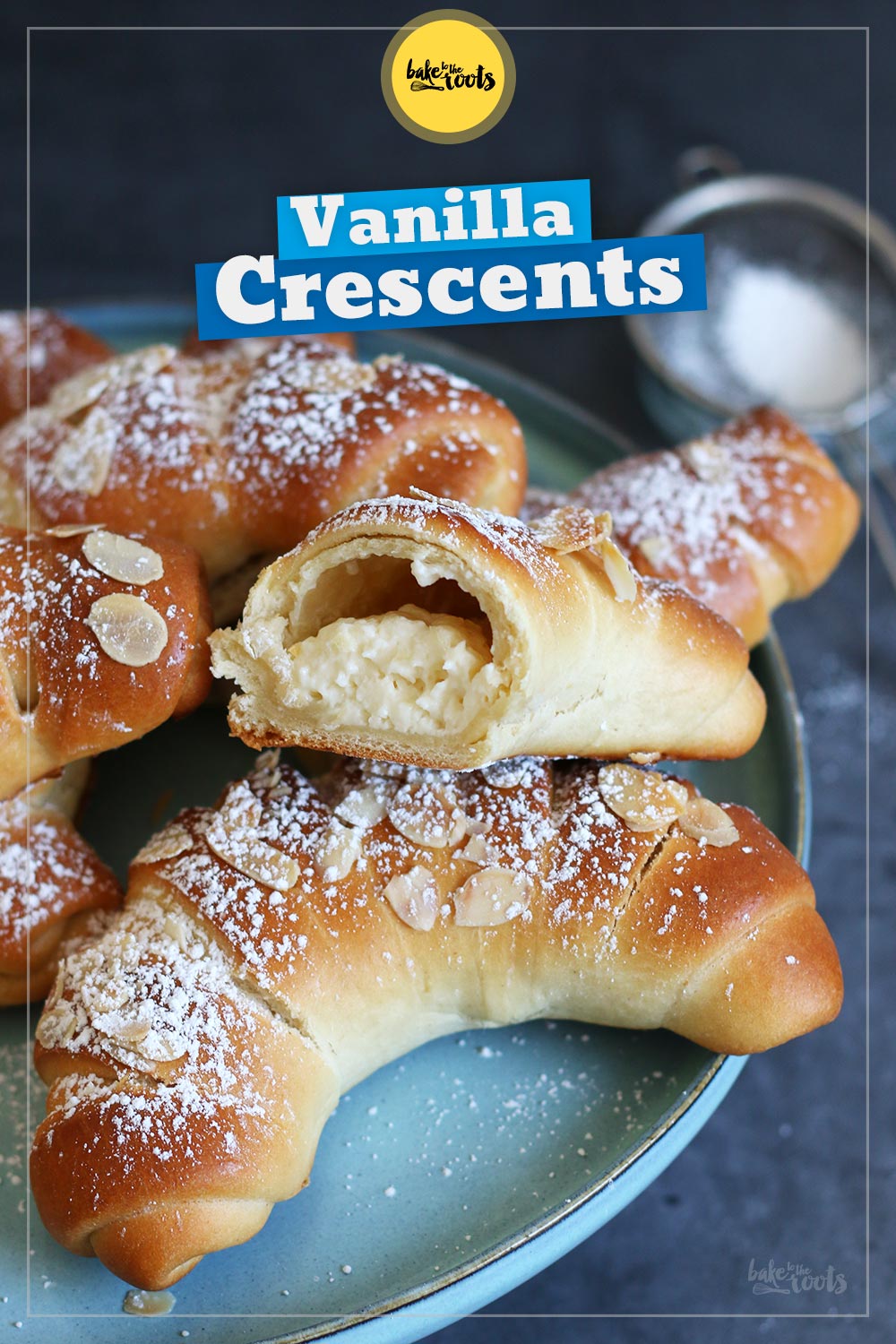 Easy Peasy Vanilla Crescents | Bake to the roots