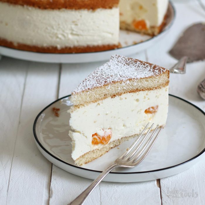 Klassische Käsesahnetorte mit Mandarinen | Bake to the roots