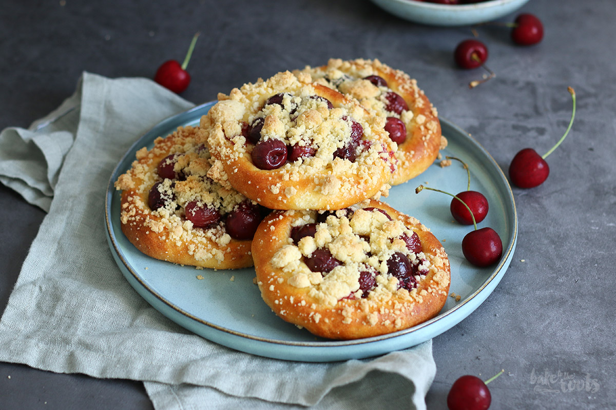 Kirsch Streusel Plunder (mit Quark-Öl-Teig) | Bake to the roots | Bake ...