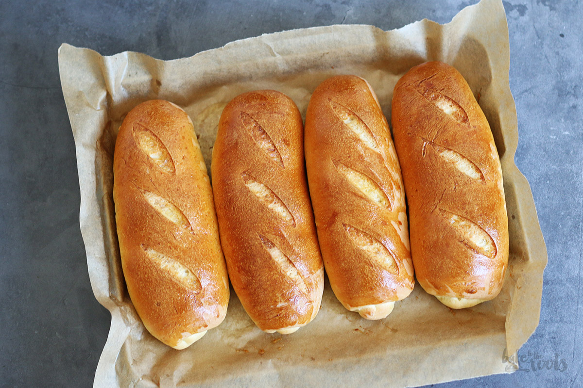 Homemade Hoagie Rolls aka. Basic Sandwich Rolls Bake to the roots