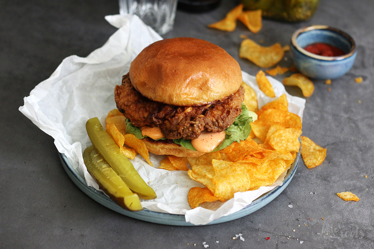 Southern Style Buttermilk Chicken Sandwiches | Bake to the roots