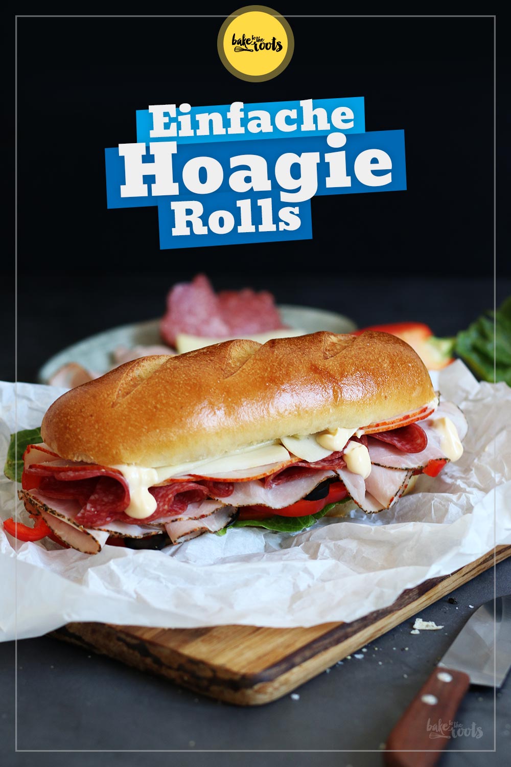 Hoagie Rolls aka. einfache Sandwichbrötchen | Bake to the roots