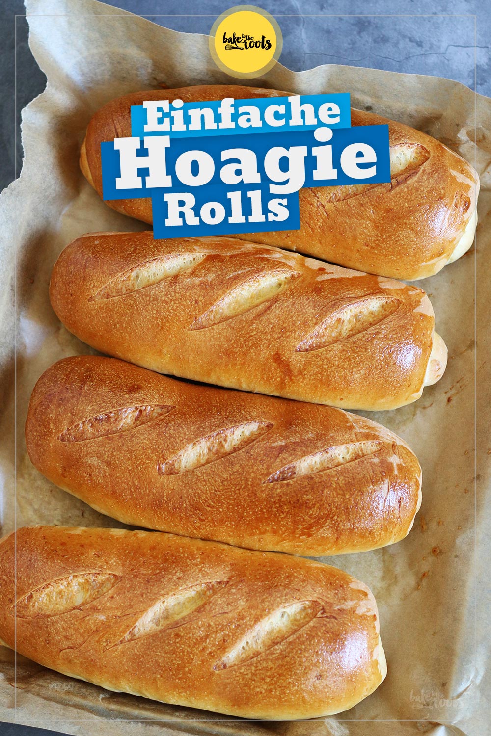 Hoagie Rolls aka. einfache Sandwichbrötchen | Bake to the roots