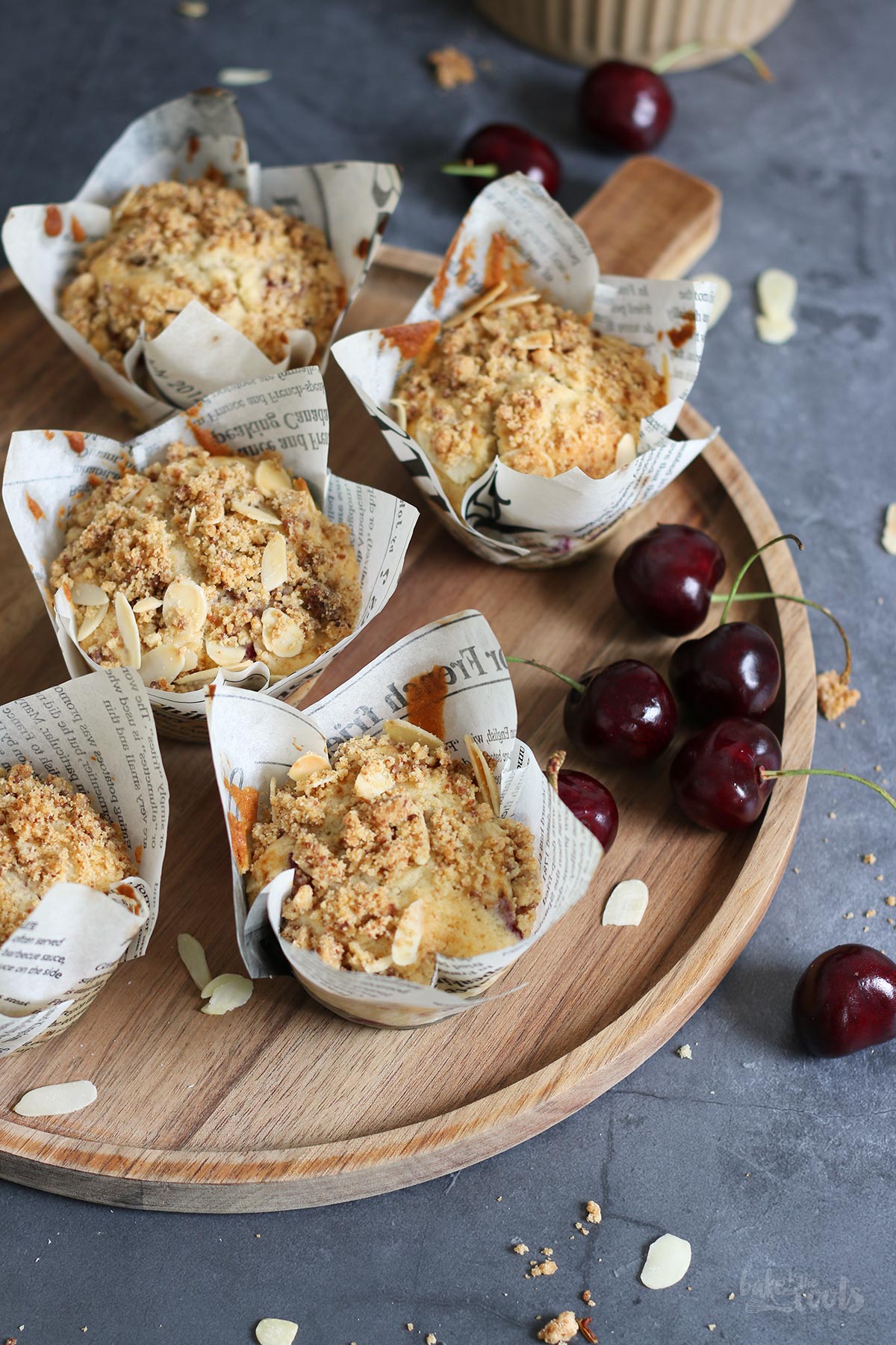 Cherry Streusel Muffins | Bake to the roots