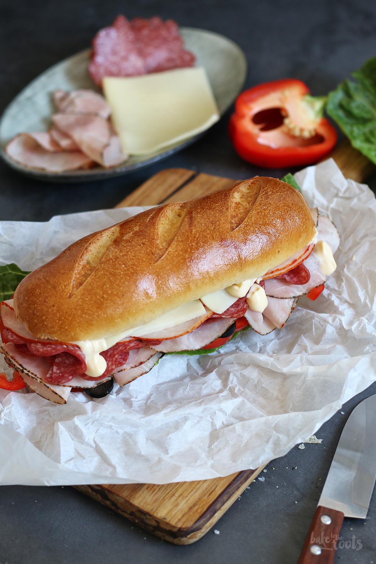 Italian B.M.T. Sandwiches | Bake to the roots