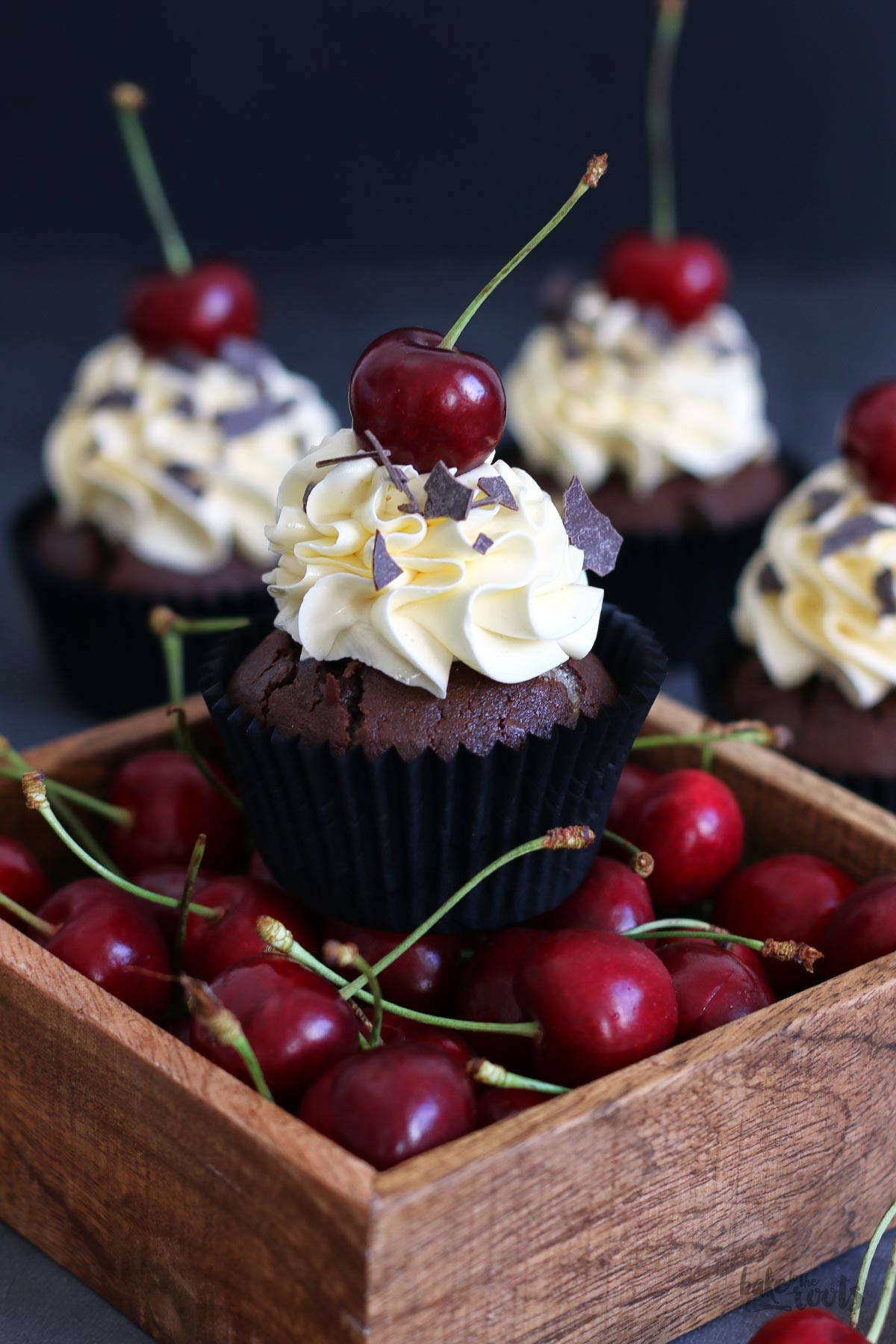 Black Forest (Gâteau) Cupcakes