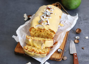 Mango Coconut Loaf Cake | Bake to the roots